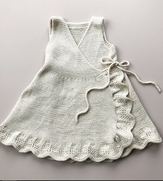 Детское платье с запахом Eline (Havrebarna)