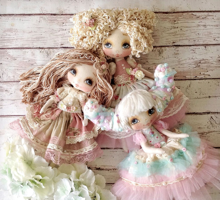 Три прически для куклы (Татьяна Иванова), фото 1 из 1.