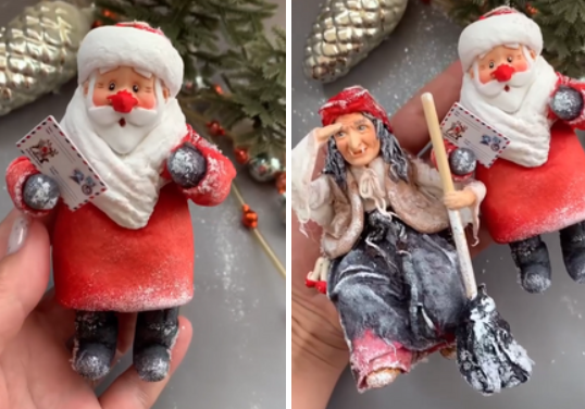 Баба Яга и Дед мороз (Анна Ульянова), фото 1 из 1.