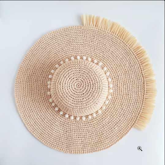 Шляпа из рафии Sun Hat (annetta_handmade)
