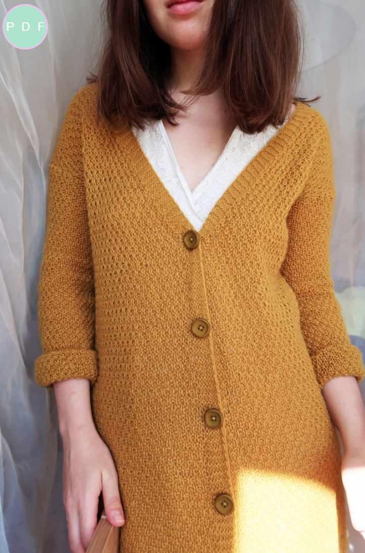 Кашемировый кардиган (Анастасия Цибизова)