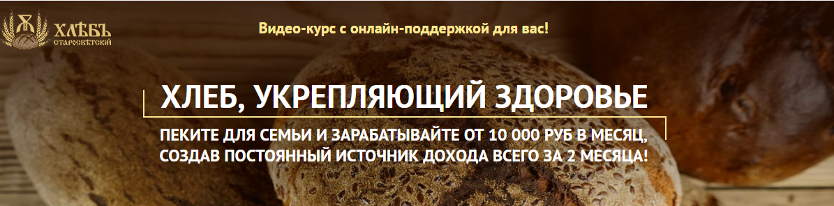 Хлеб, укрепляющий здоровье. Пакет Печём и продаем (Светлана Аристова)