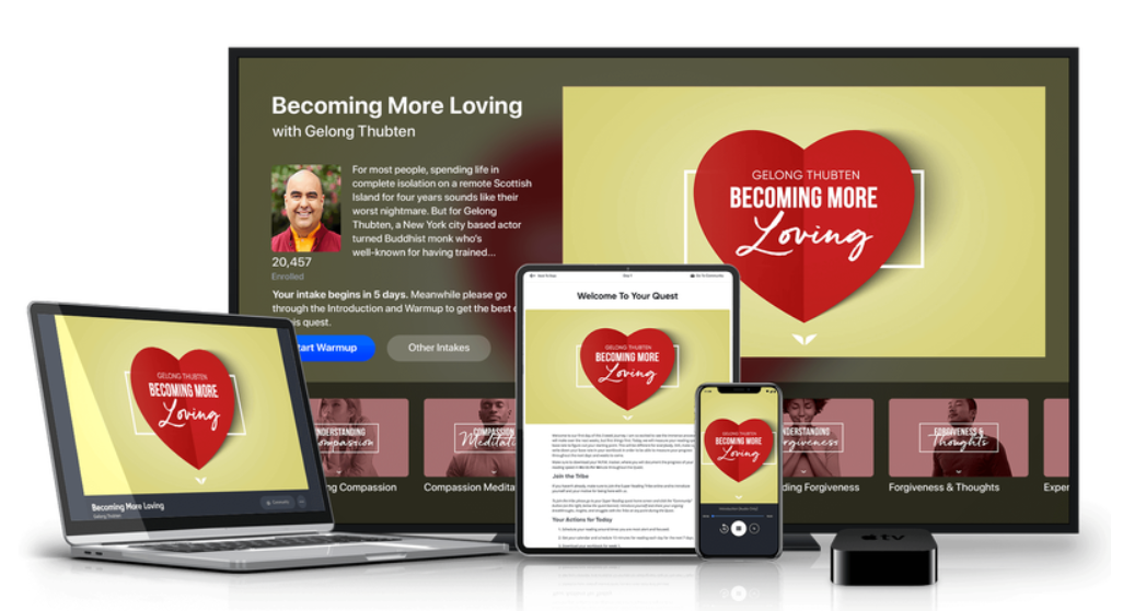 [Mindvalley] Becoming More Loving (Gelong Thubten)