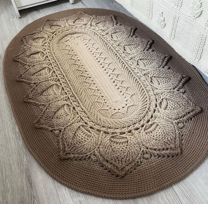 [sofia_abramenkova] Ковёр Овал (София Абраменкова)