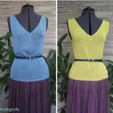 [Стильная сова] Мастер класс по вязанию топа