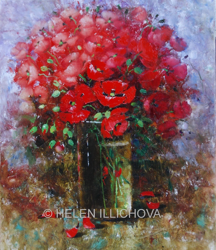 [Aurum] Букет алых маков (Елена Ильичева)