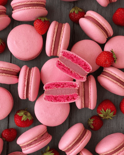 Энциклопедия макарон. Крышечки + 14 начинок (grechastya)