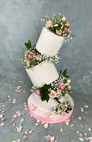 [Gala.cake.couture] Свадебный Падающий Торт (Галина Егиазарян)