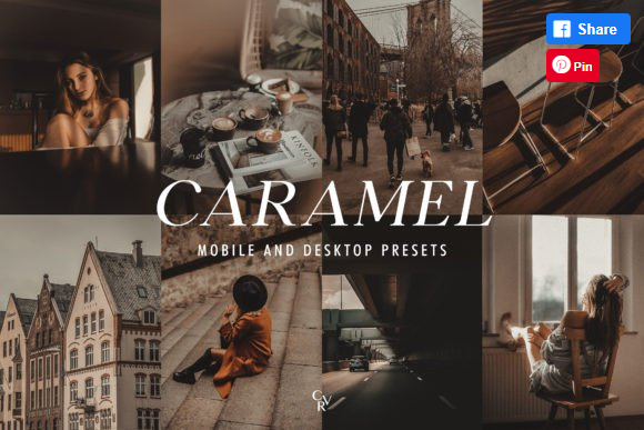 [Creativefabrica] 10 Caramel Lightroom Presets