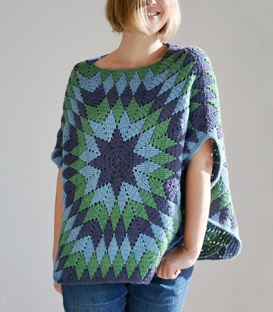 Пончо Star-Over (Елена Федотова)