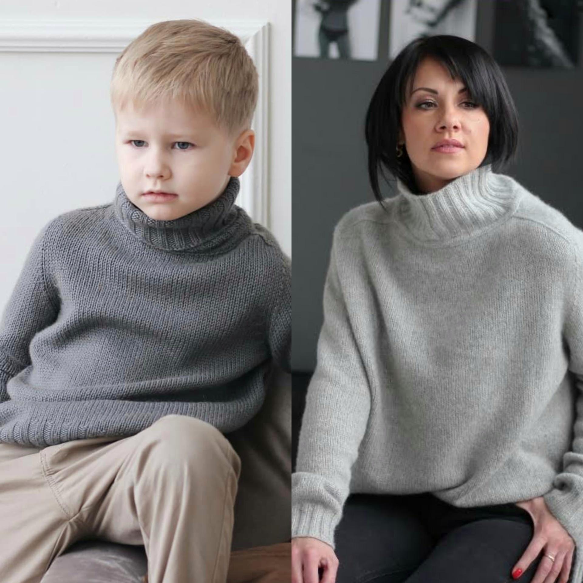 [anastasiya_alekseichik] Combo Sweater Dream + Sweater Dream for kids (Анастасия Алексейчик)