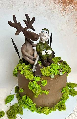 [Gala.cake.couture] Торт На Охоте (Галина Егиазарян)