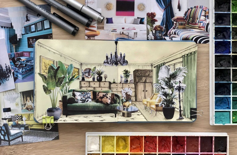 [hurlyburlyschool] Эклектика. 9 блок из курса Первые шаги в историю искусств. Скетчбук, фото 1 из 1.