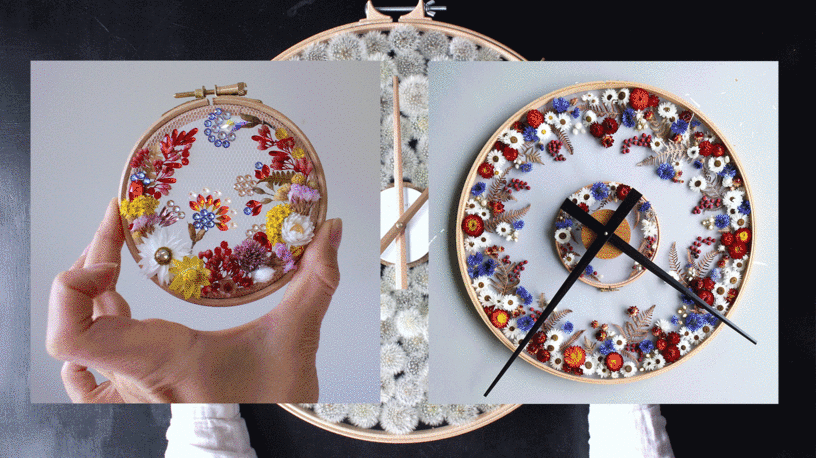 [Domestika] Tulle Embroidery with Natural Flowers and Plants (Olga Prinku), фото 1 из 1.