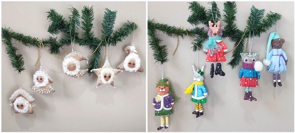 Готовь сани летом... Игрушки на елку. Грунтованный текстиль (Инесса Петухова)