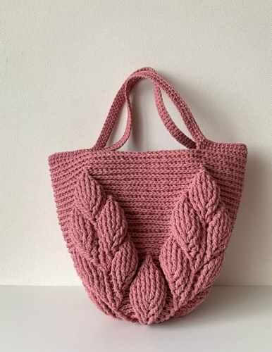 [knit.ideass] Шопер Флора 3D