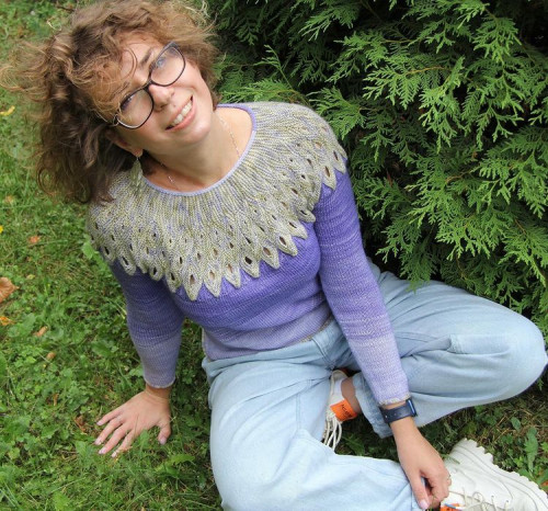 [mrs_knowall] Джемпер Пассифлора (Людмила Аксеник)