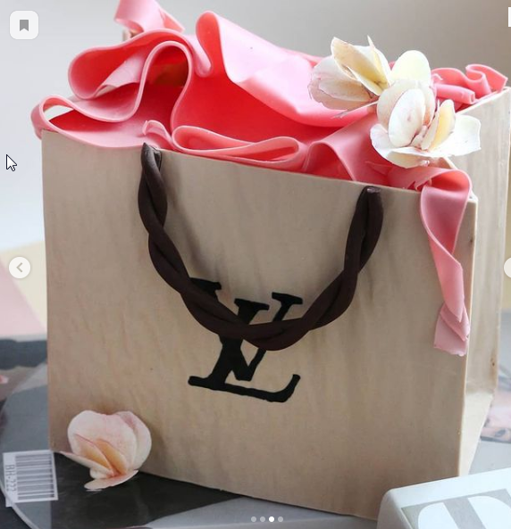 Торт в " бумажном пакете" (Ксения ПаниМарципани)