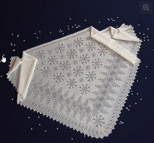 Шаль Снеженка (Ольга Святоч)