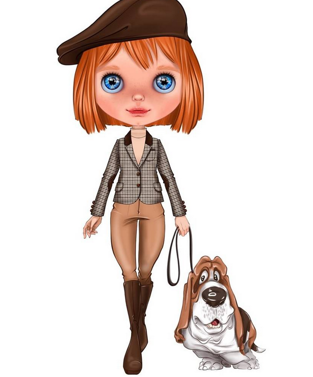 Одежда для кукол "Английская осень"  (Евгения Сез)