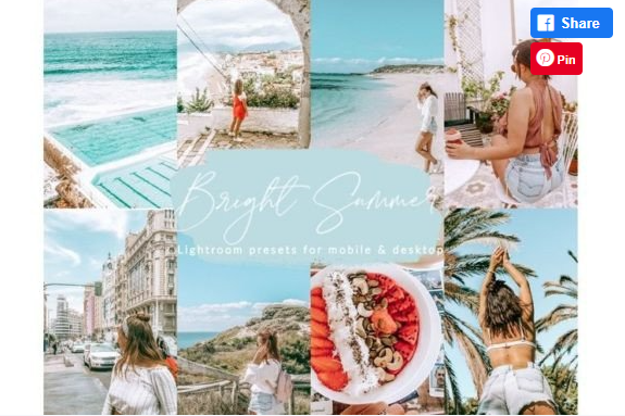 [Creativefabrica] Bright Summer Lightroom Mobile Presets