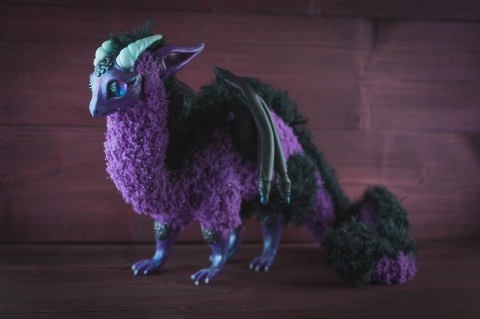 Мастер-класс "Дракон. Кукла в смешанной технике вязание + пластика" (Анастасия Юрьева)