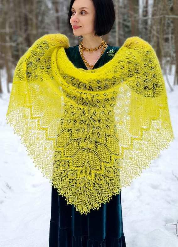 Шаль Березовый край (Карина Земцова)