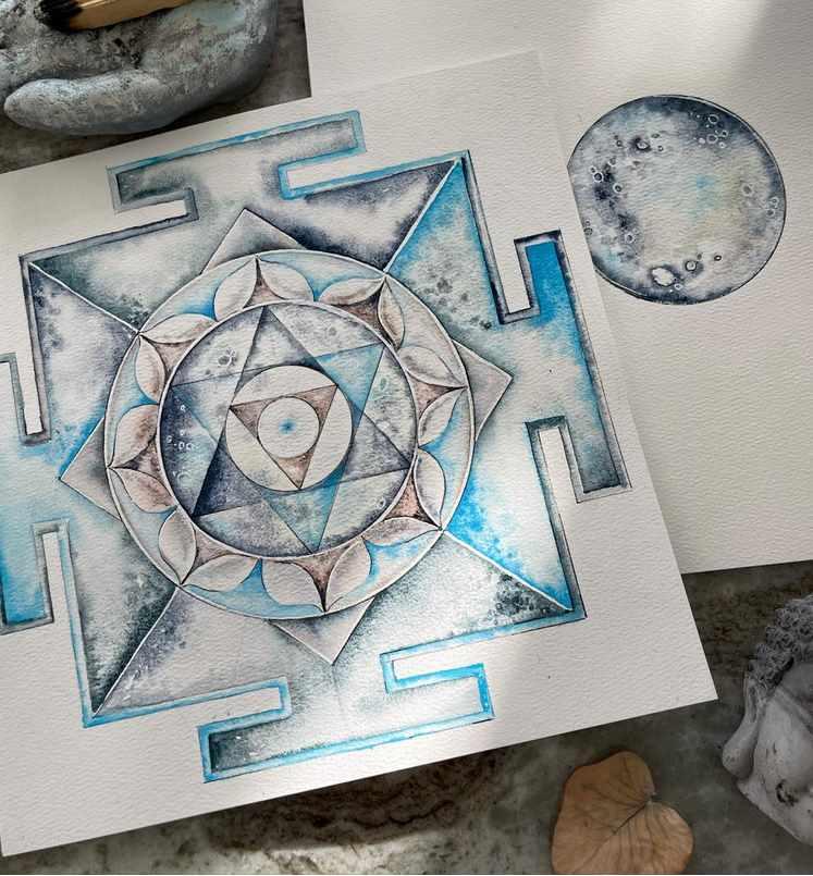 [mandala_lovestore] Чандра Янтра. Янтра Луны (Татьяна Потехина)