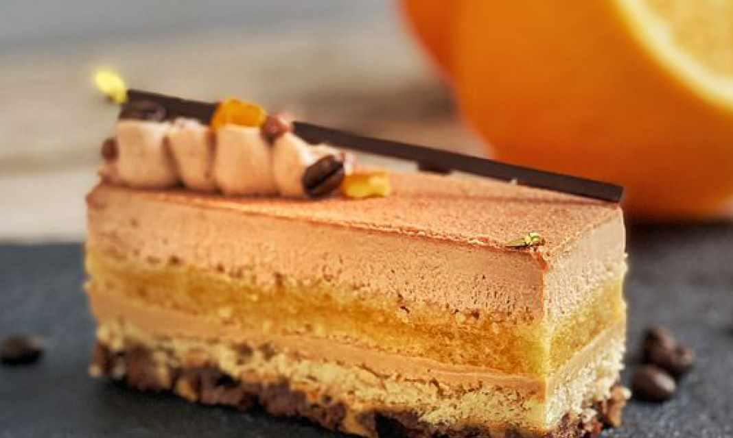 Нарезное пирожное «Апельсиновый моккачино» (Анна Гордеева)