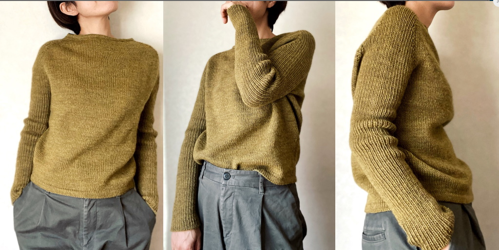 [Вяжи.ру] Пуловер с рукавами резинкой Sunny Sunny (Reivive)