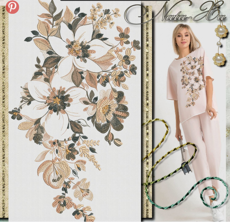 Набор дизайнов машинной вышивки Шарм (Наталья Шестакова)