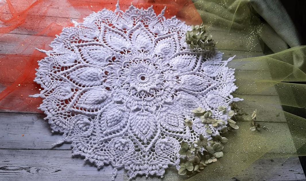 Совместное вязание салфетки Paloma (Татьяна Колесникова)