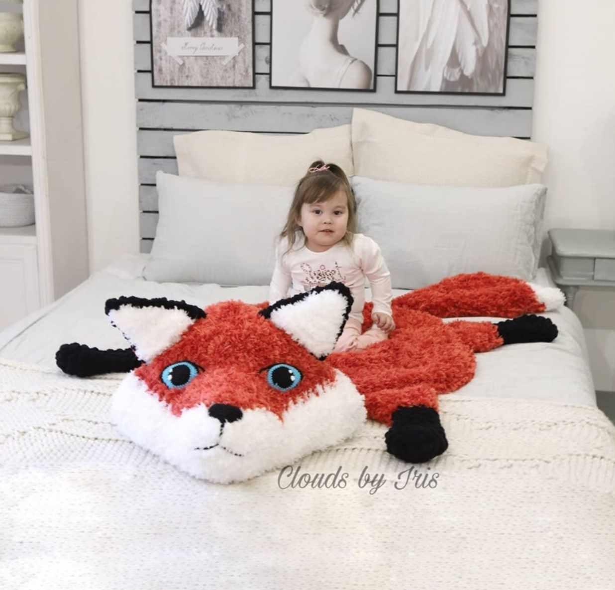 [clouds_by_iris] Коврик Лисичка Фокси (Ирина Клют)