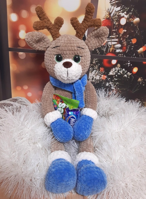 [igrushki_mordashki] Олень сюрприз (Татьяна Шахова)