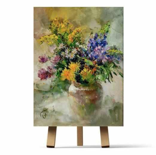 [Рисуем дома] Букет по мотивам Жанны Снежинской (Ирина Шпакова)