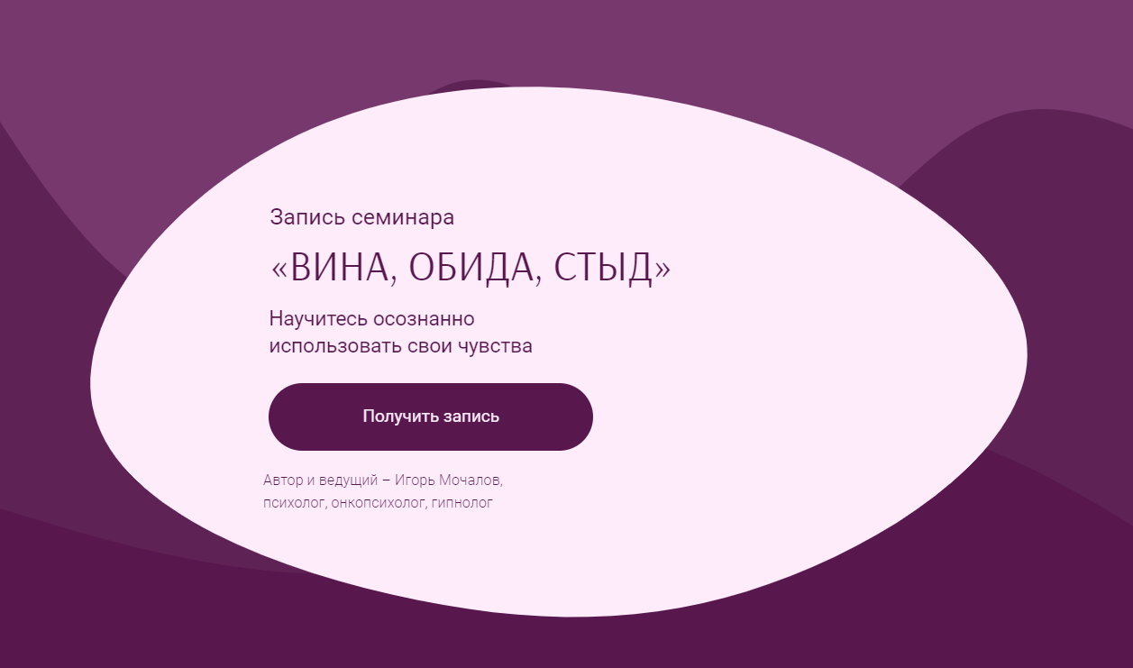 Вина, обида, стыд (Игорь Мочалов)