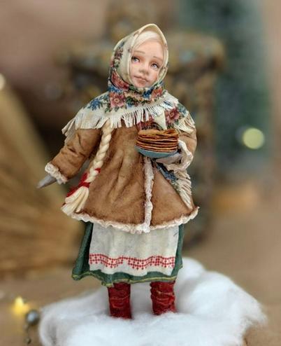 [Альгодон] Девочка с блинчиками (Марина Романова)