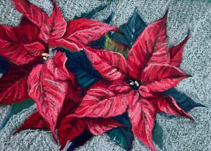 [Школа Пастели Soshnikova School] Рождественская звезда (Елена Сошникова)