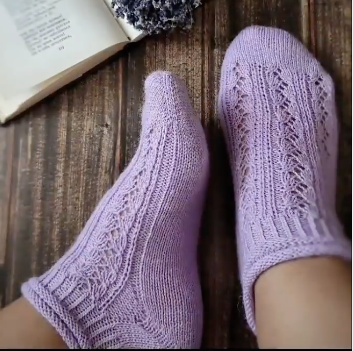 [aurika_medvedeva] Носки Lavanda (Аурика Медведева)