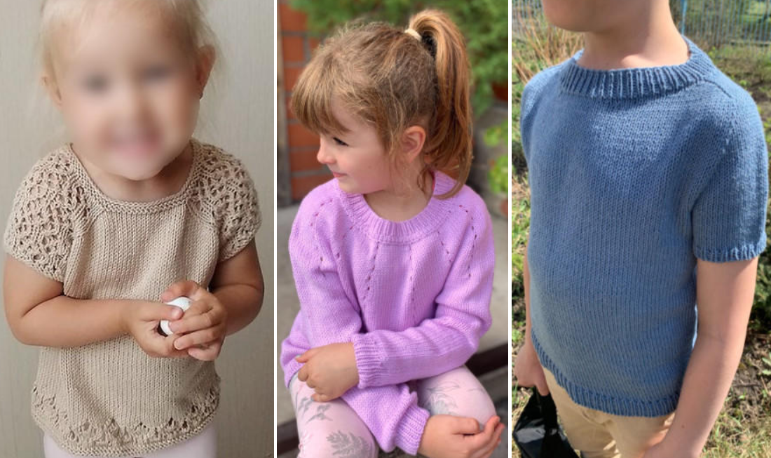 Детский летний сет (kolechkoknit)