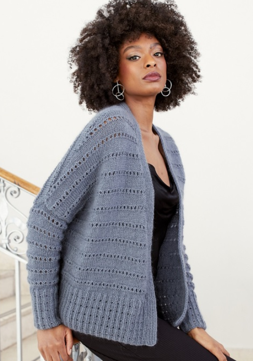 [Домоседка] Кардиган Ttextured (Мартин Стори)