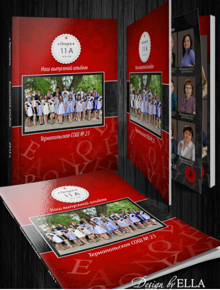 [designbyella] Выпускной альбом для школ и гимназий № 57 (Ольга Якименко)