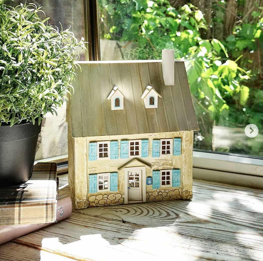 [Декор] Мастер-класс по домику «Прованс» из картона (Александра Ячная)