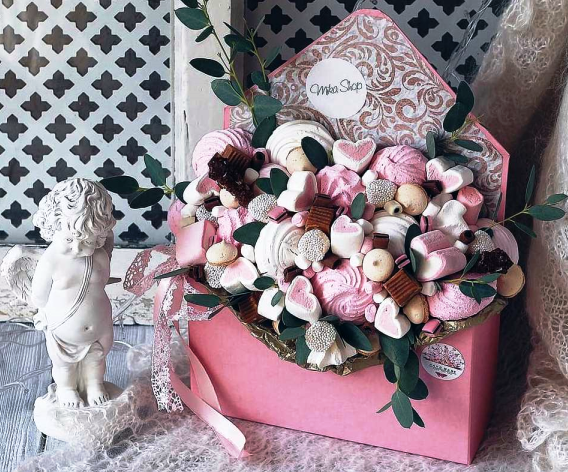 [mikashop] Авторские сладкие подарки. Сладкие коробочки 2018