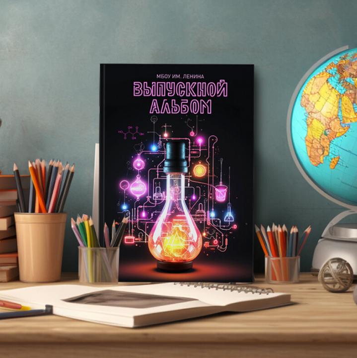 [mironova.studio] PSD-Шаблон фотокниги Химия