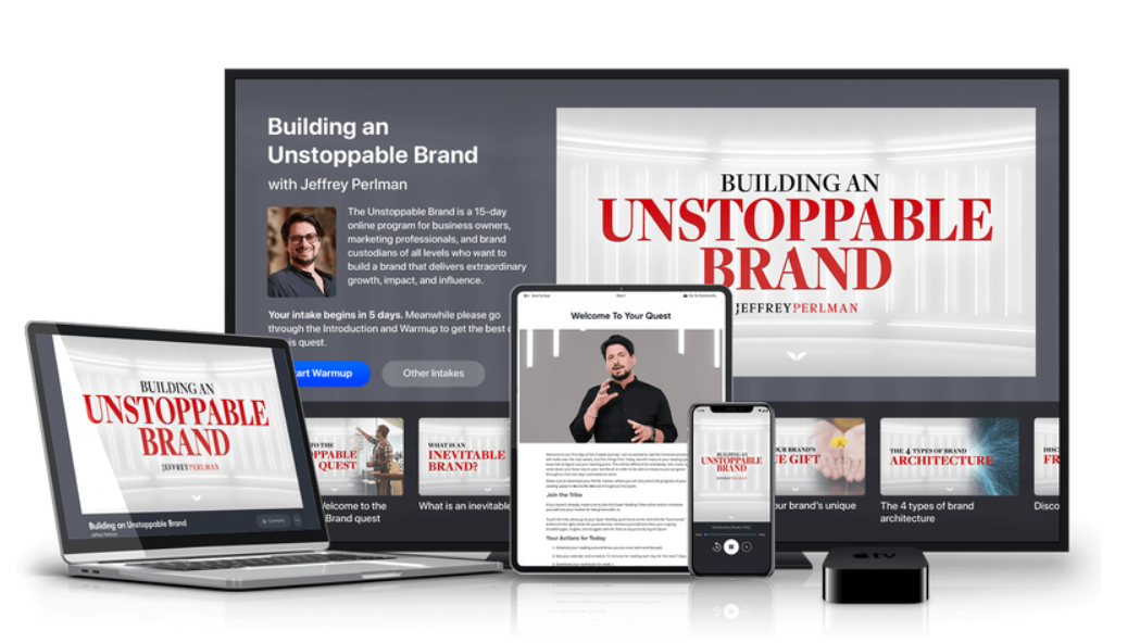 [Mindvalley] Building an Unstoppable Brand (Jeffrey Perlman)