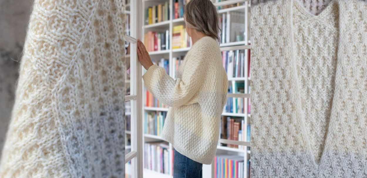 [Вяжи.ру] Стильный пуловер-оверсайз Tone tone (Anne Ventzel)