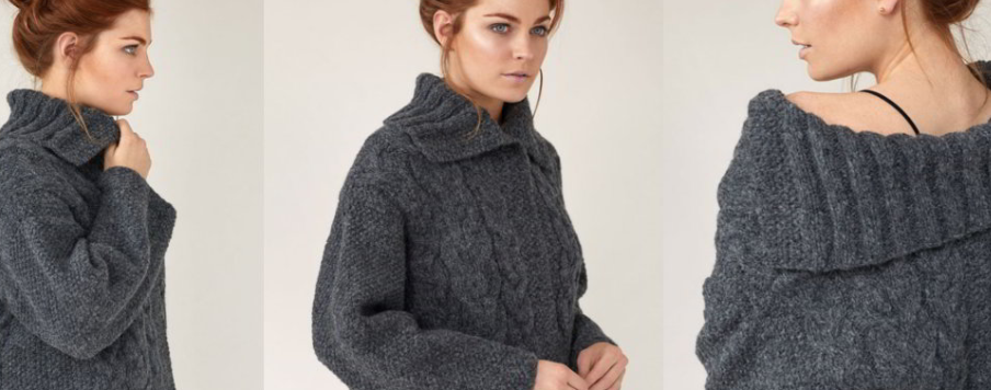 [Вяжи.ру] Жакет из толстой пряжи спицами Edge (Ким Харгривз)