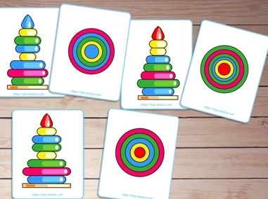 Игра - головоломка на развитие внимания. Пирамидка (Светлана Шапошникова)