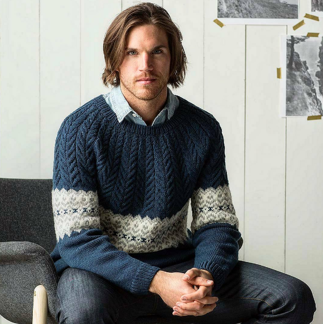 The Bergen Peak Pullover | Берген Пик Пуловер (Ирина Аникеева)